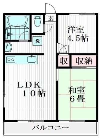 ユアーズハイムの物件間取画像